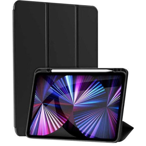 Etui Alogy Klawiatura Bluetooth Touchpad 4w1 Magnetyczne Pencil do Apple iPad Pro 12.9 2020 / 2021 / 2022 / iPad Air 13 2024 Cza