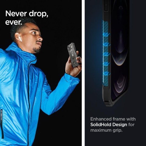 Etui Spigen Nitro Force do Apple iPhone 12 Pro Max Matte Black