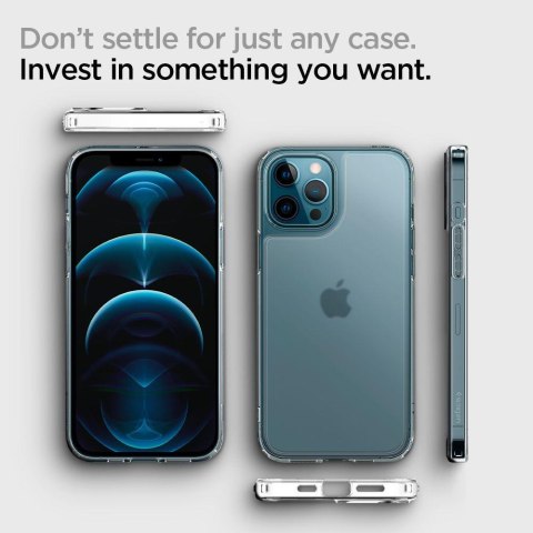 Etui Spigen Quartz Hybrid do Apple iPhone 12 Pro Max Matte Clear