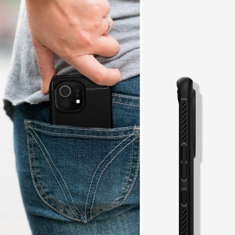 Etui Spigen Rugged Armor do Xiaomi Mi 11 Lite 4G/ 5G Matte Black