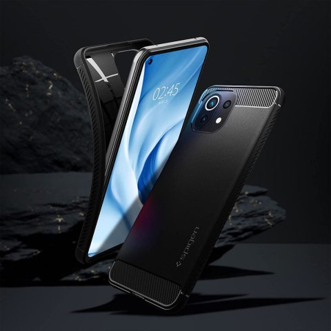 Etui Spigen Rugged Armor do Xiaomi Mi 11 Lite 4G/ 5G Matte Black