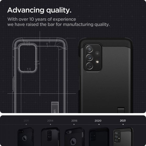 Etui Spigen Tough Armor do Samsung Galaxy A72 Black