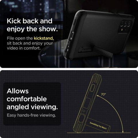 Etui Spigen Tough Armor do Samsung Galaxy A72 Black
