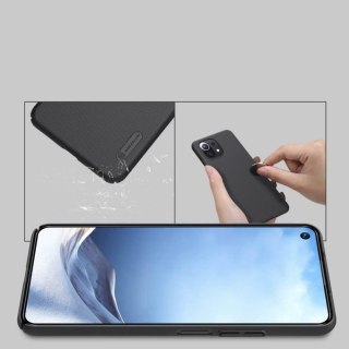Etui obudowa Nillkin Frosted Shield do Xiaomi Mi 11 Lite/ Mi 11 Lite 5G Black