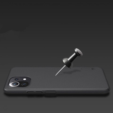 Etui obudowa Nillkin Frosted Shield do Xiaomi Mi 11 Lite/ Mi 11 Lite 5G Black