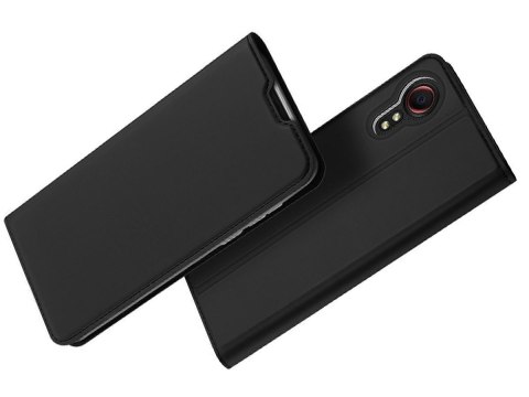 Etui ochronne z klapką Dux Ducis Skin skórzane do Samsung Galaxy Xcover 5 Czarne