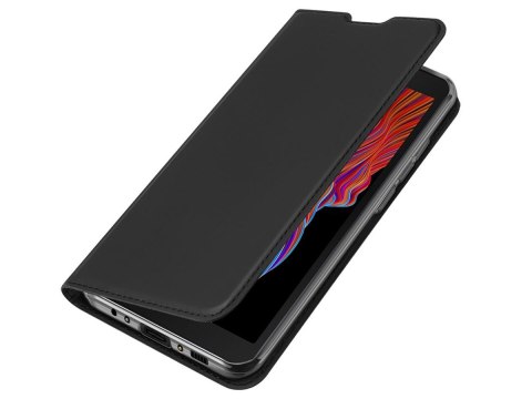 Etui ochronne z klapką Dux Ducis Skin skórzane do Samsung Galaxy Xcover 5 Czarne