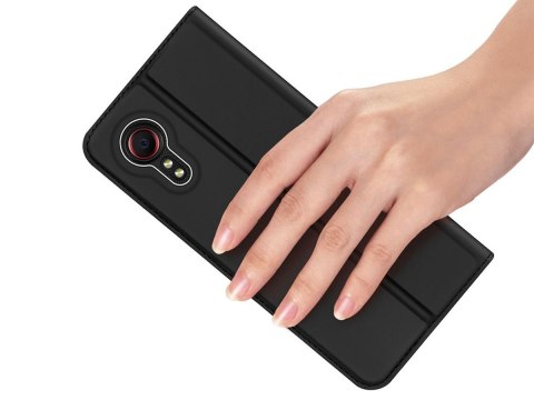 Etui ochronne z klapką Dux Ducis Skin skórzane do Samsung Galaxy Xcover 5 Czarne