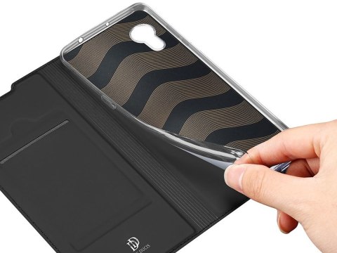 Etui ochronne z klapką Dux Ducis Skin skórzane do Samsung Galaxy Xcover 5 Czarne