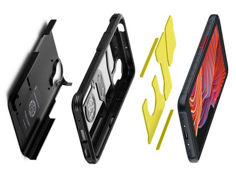 Etui pancerne Spigen Tough Armor do Samsung Galaxy Xcover 5 Black