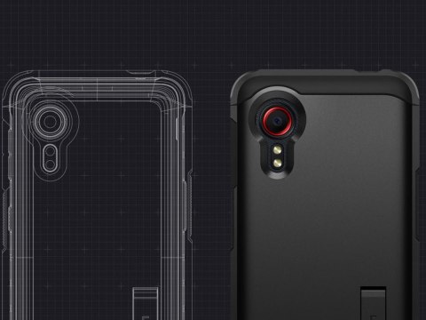 Etui pancerne Spigen Tough Armor do Samsung Galaxy Xcover 5 Black