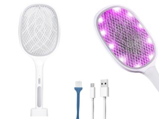 Lampa owadobójcza 10 LED UV Alogy przenośna łapka na owady insekty Biała