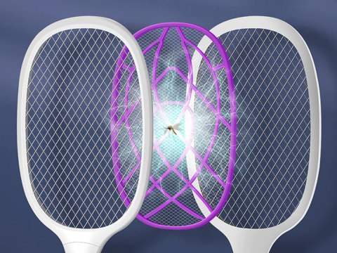 Lampa owadobójcza 10 LED UV Alogy przenośna łapka na owady insekty Biała