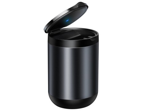 Popielniczka samochodowa Baseus Car Ashtray z diodą LED szara