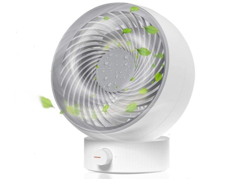 Przenośny wiatrak Alogy wentylator na biurko USB Biały