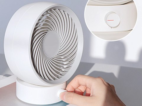 Przenośny wiatrak Alogy wentylator na biurko USB Biały