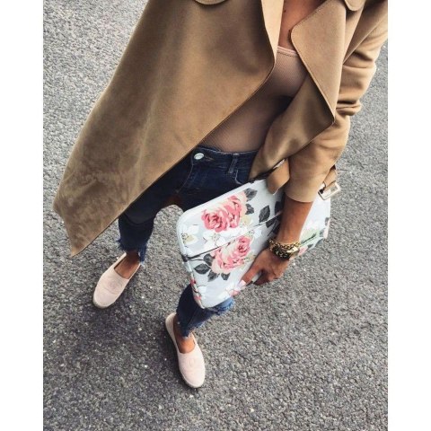 Torba pokrowiec Canvaslife etui do laptopa 16 do MacBook Air/ Pro White Rose