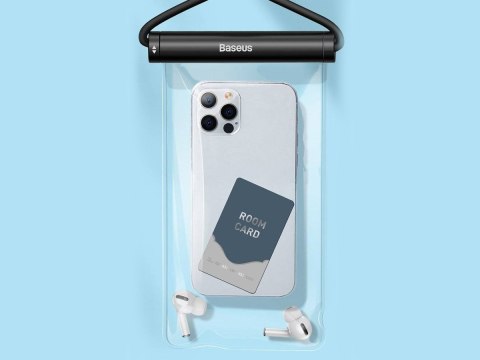 Uniwersalne etui wodoodporne wodoszczelne do telefonu 7.2 Baseus IPX8 czarne