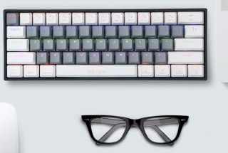 Bezprzewodowa klawiatura mechaniczna Delux KM33 RGB dual mode BT 5.0 3 kanałowa