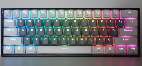 Bezprzewodowa klawiatura mechaniczna Delux KM33 RGB dual mode BT 5.0 3 kanałowa