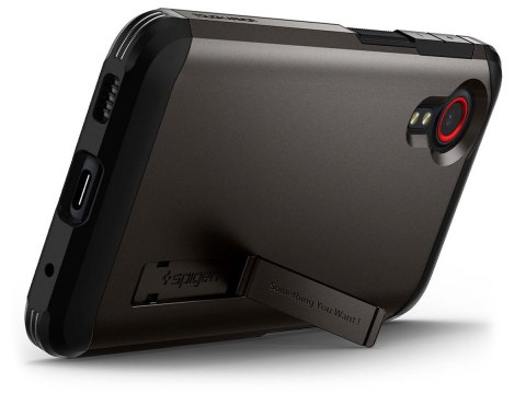 Etui pancerne Spigen Tough Armor do Samsung Galaxy Xcover 5 Gunmetal