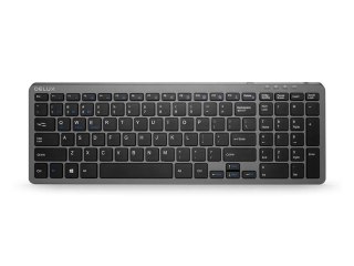 Klawiatura bezprzewodowa Delux K2203D dual mode BT / 2.4G