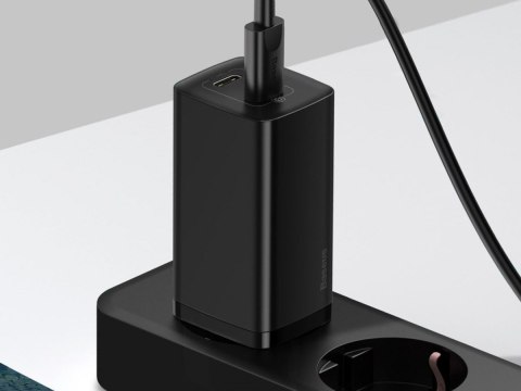 Ładowarka sieciowa szybka Baseus GaN2 Lite USB/ 2x USB-C QC 4.0 PD 65W Czarna