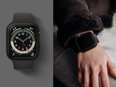 Nakładka x2 Ringke Slim do Apple Watch 4/5/6/SE 40mm Black + Clear