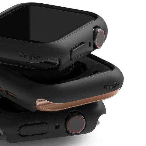 Nakładka x2 Ringke Slim do Apple Watch 4/5/6/SE 40mm Black + Clear