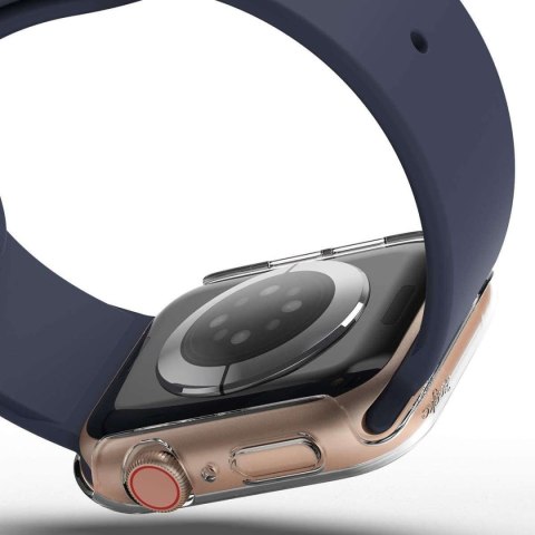 Nakładka x2 Ringke Slim do Apple Watch 4/5/6/SE 40mm Black + Clear