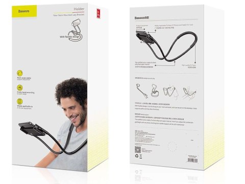 Uchwyt Baseus Neck-Mounted Lazy Bracket na szyję do telefonów tabletów