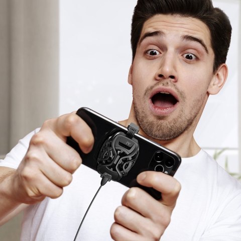 Wentylator Baseus GAMO GA06 do chłodzenia smartfona (czarny)