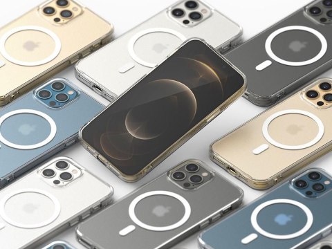 Etui Ringke Fusion Magnetic MagSafe do Apple iPhone 12/12 Pro Matte Clear