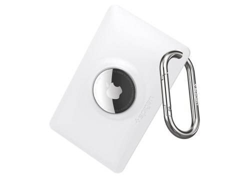 Etui case brelok do kluczy karta Spigen AirFit do Apple Airtag Białe