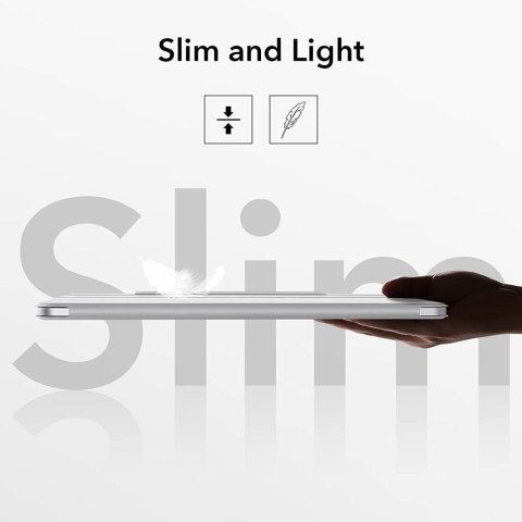 Etui obudowa magnetyczna Pencil ESR Rebound do iPad Pro 12.9 2020 / 2021 / 2022 / iPad Air 13 2024 Silver Grey