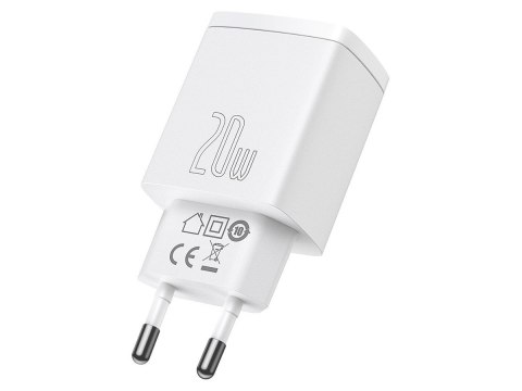 Ładowarka sieciowa Baseus USB PD QC 3.0 20W White