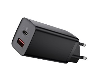 Ładowarka sieciowa szybka Baseus GaN2 Lite USB + USB-C 65W EU Czarna