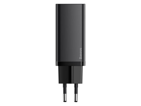 Ładowarka sieciowa szybka Baseus GaN2 Lite USB + USB-C 65W EU Czarna