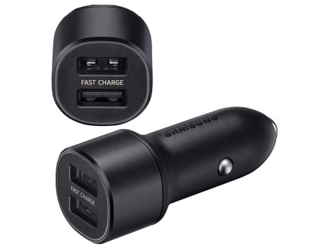 Oryginalna Ładowarka Samochodowa Samsung EP-L1100NBEGWW 2x USB Czarna