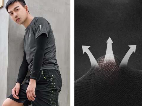 Rękaw kolarski Arm Sleeve RockBros XT9002BK Czarny