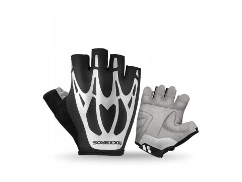 Rękawiczki rowerowe na rower bez palców L RockBros S227BK-L