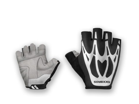 Rękawiczki rowerowe na rower bez palców XL RockBros S227BK-XL