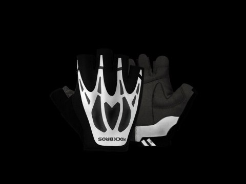 Rękawiczki rowerowe na rower bez palców XL RockBros S227BK-XL