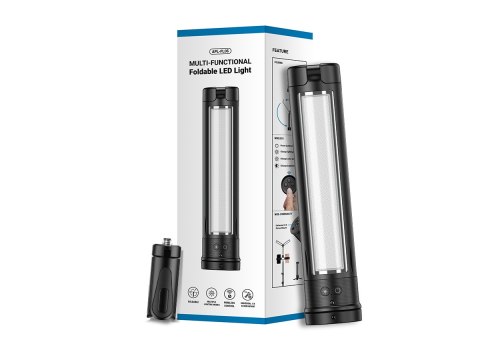 Składana lampa Apexel APL-FL05 LED statyw z pilotem Czarny