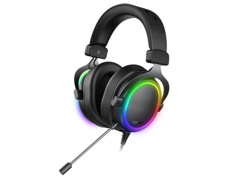 Słuchawki gamingowe Dareu EH925s PRO, ENC, RGB, 7.1 (czarne)