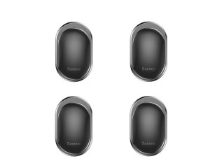 Uniwersalny wieszak x4 uchwyt samoprzylepny haczyk Baseus Czarny