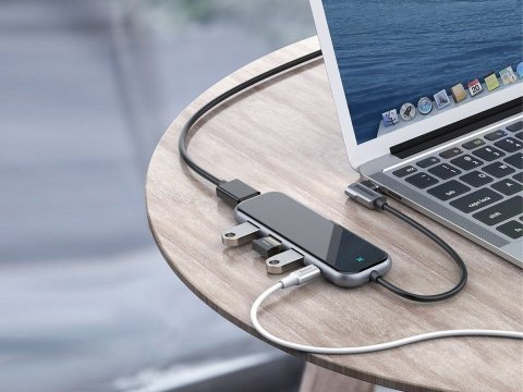 Adapter 5w1 Baseus Hub USB-C na 3x USB 3.0 + HDMI + USB-C PD