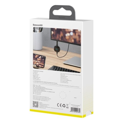 Adapter HDMI Baseus Meteorite Shimmer do bezprzewodowego przesyłu obrazu, WiFi, 4K (czarny)