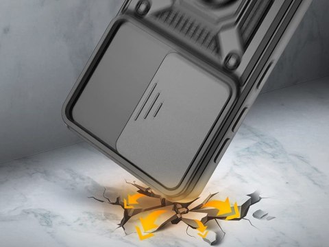 Etui Alogy Camshield Stand Ring z osłonką na aparat do Samsung Galaxy S21