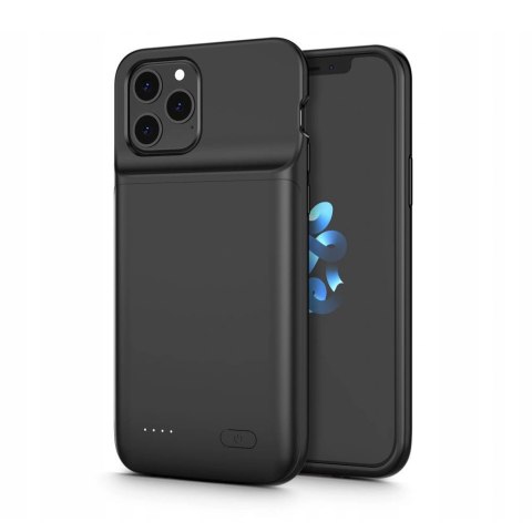Etui obudowa z PowerBank 4700mAh do Apple iPhone 12 Mini Black